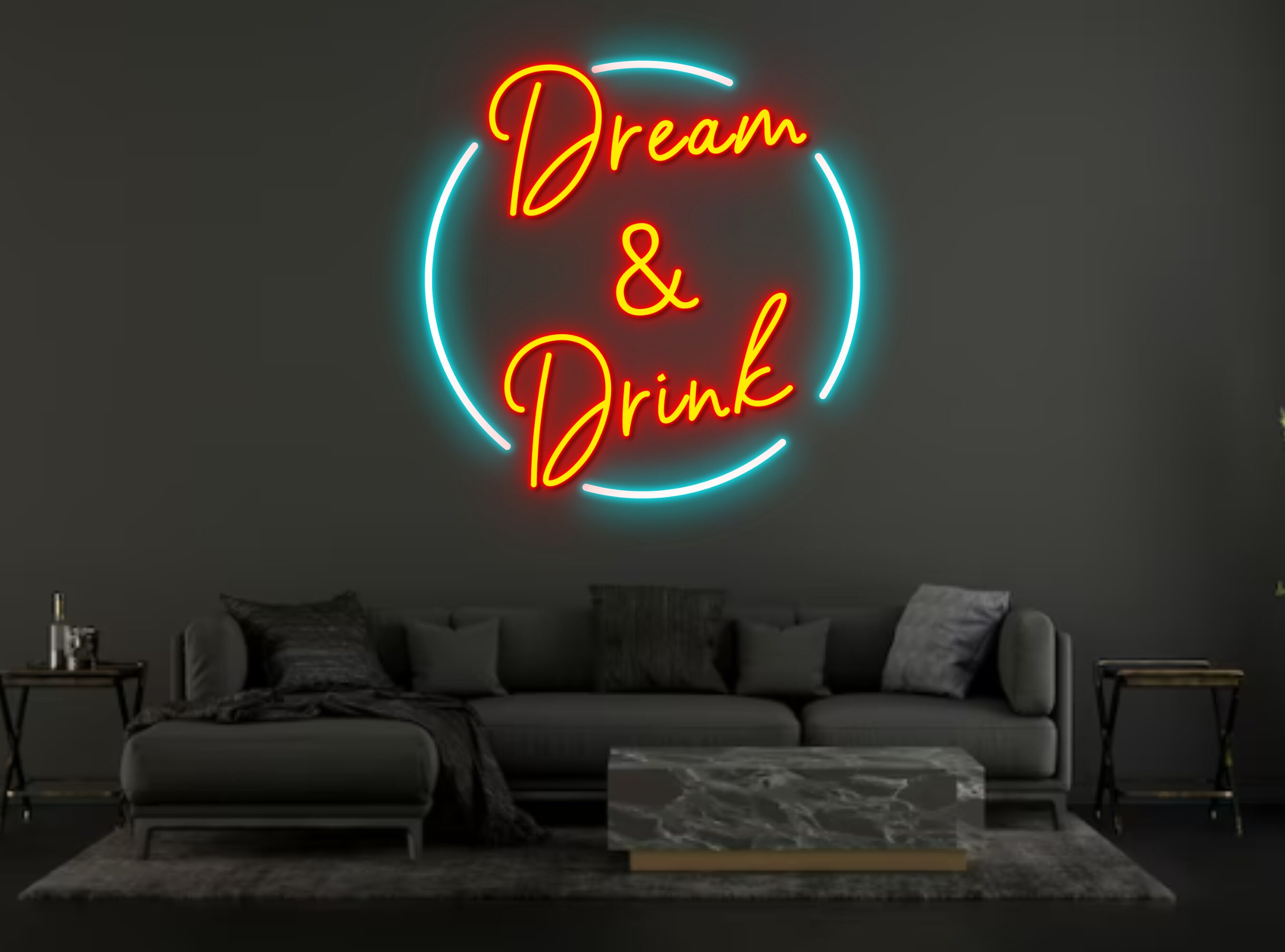 Drink And Dreams Neon Signs Decor