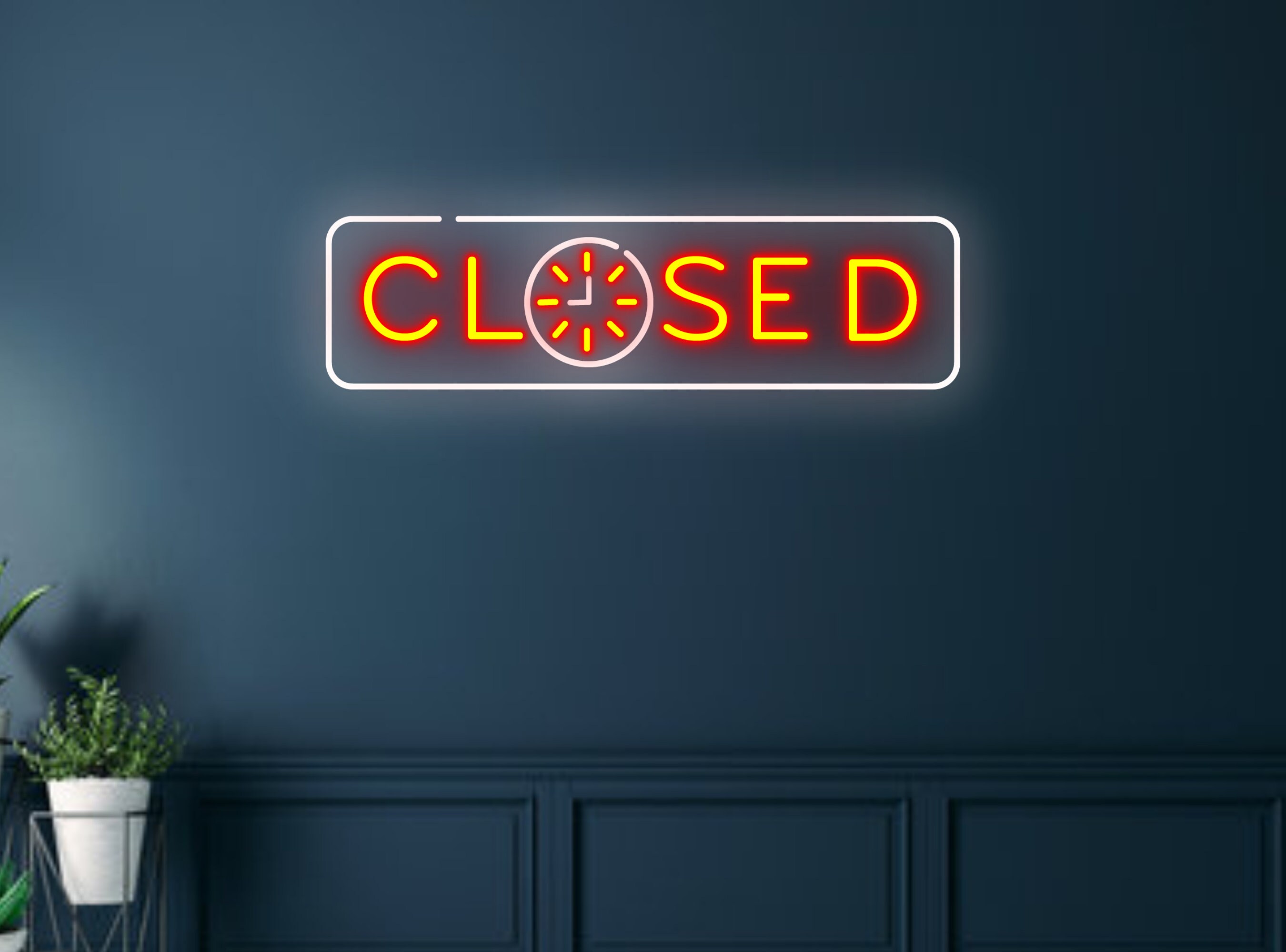 Close Business Neon Signs Wall Decor