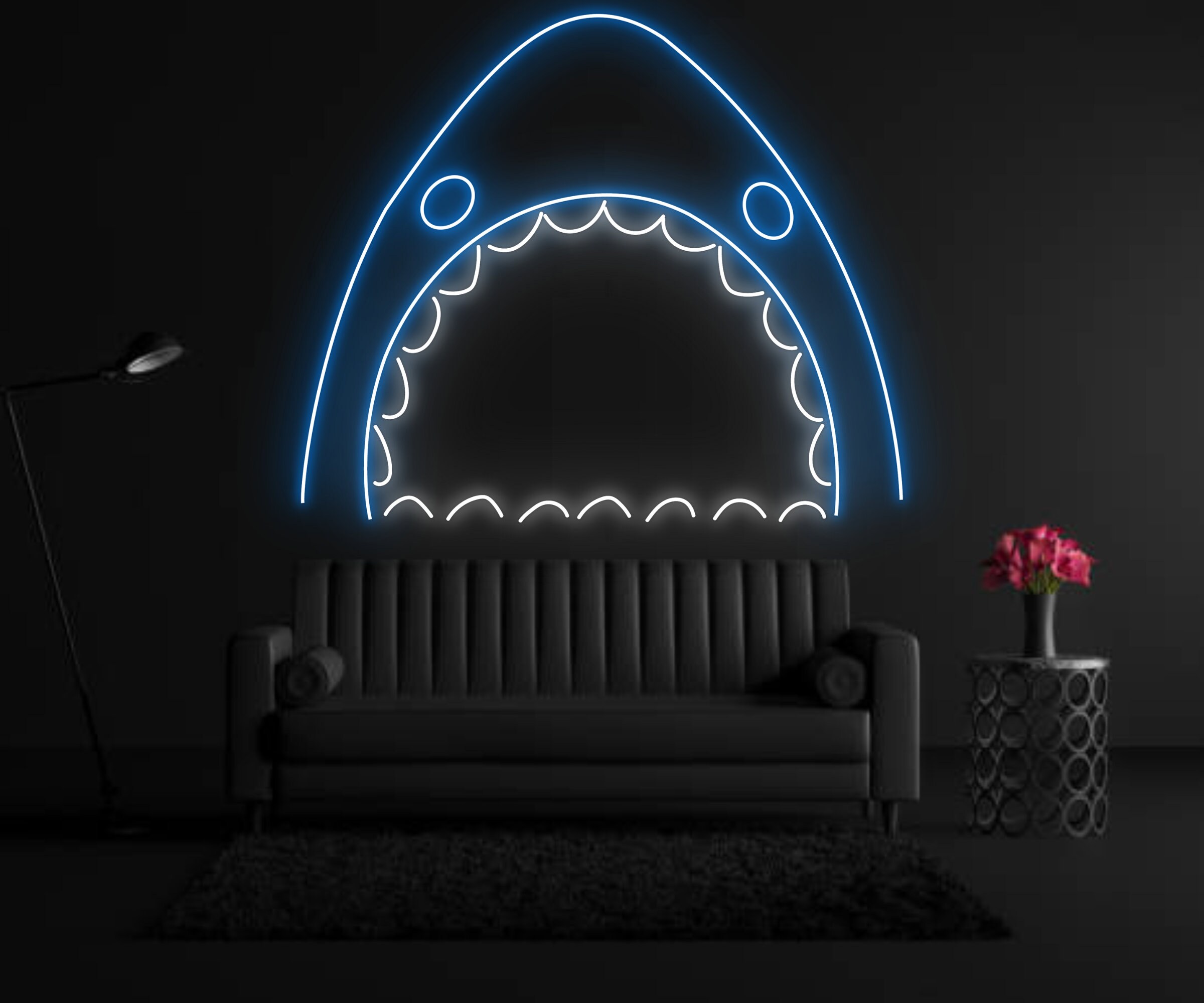 Shark Mouth Neon Sign