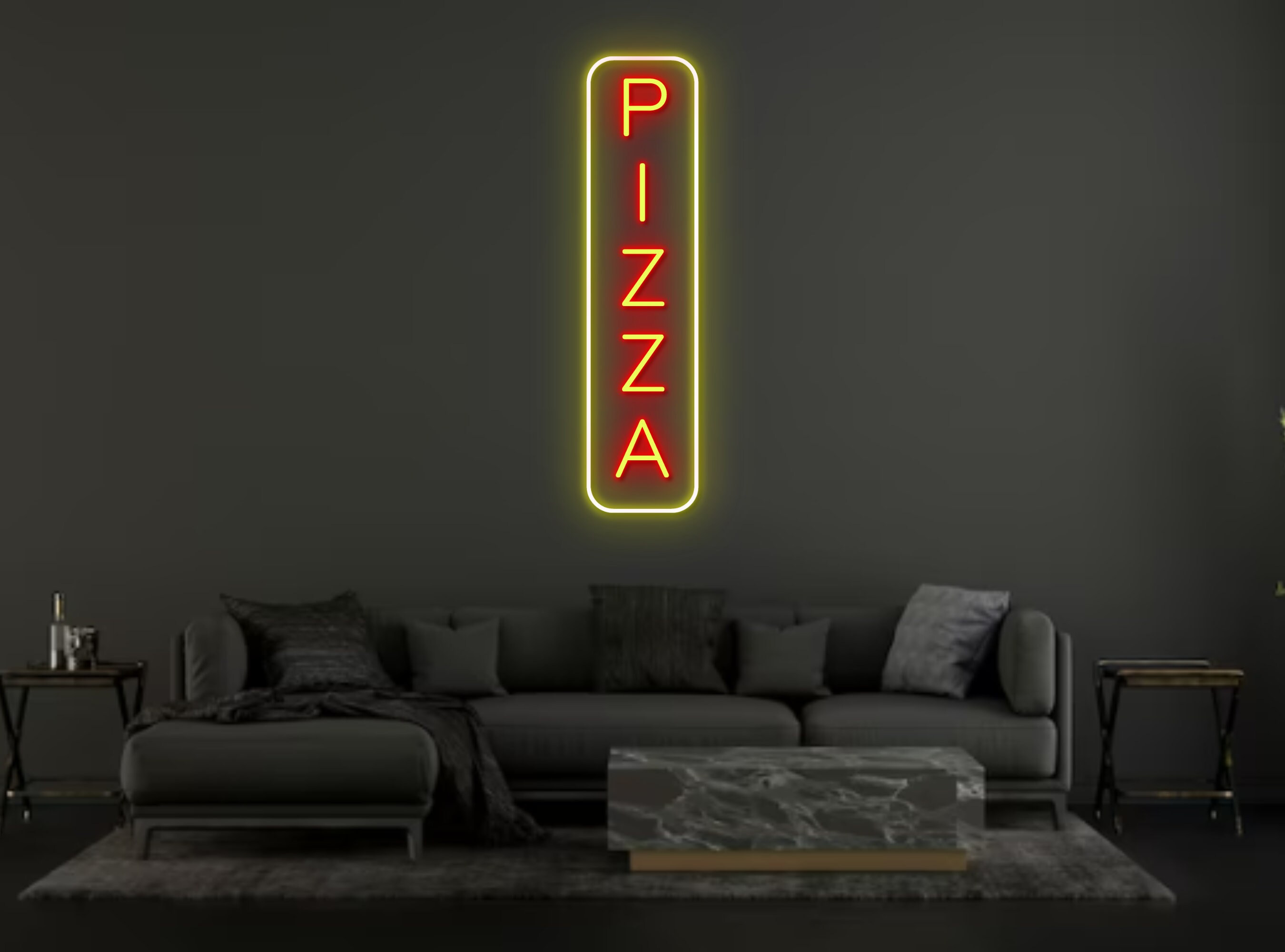 Pizza Open Neon Sign Wall Decoration