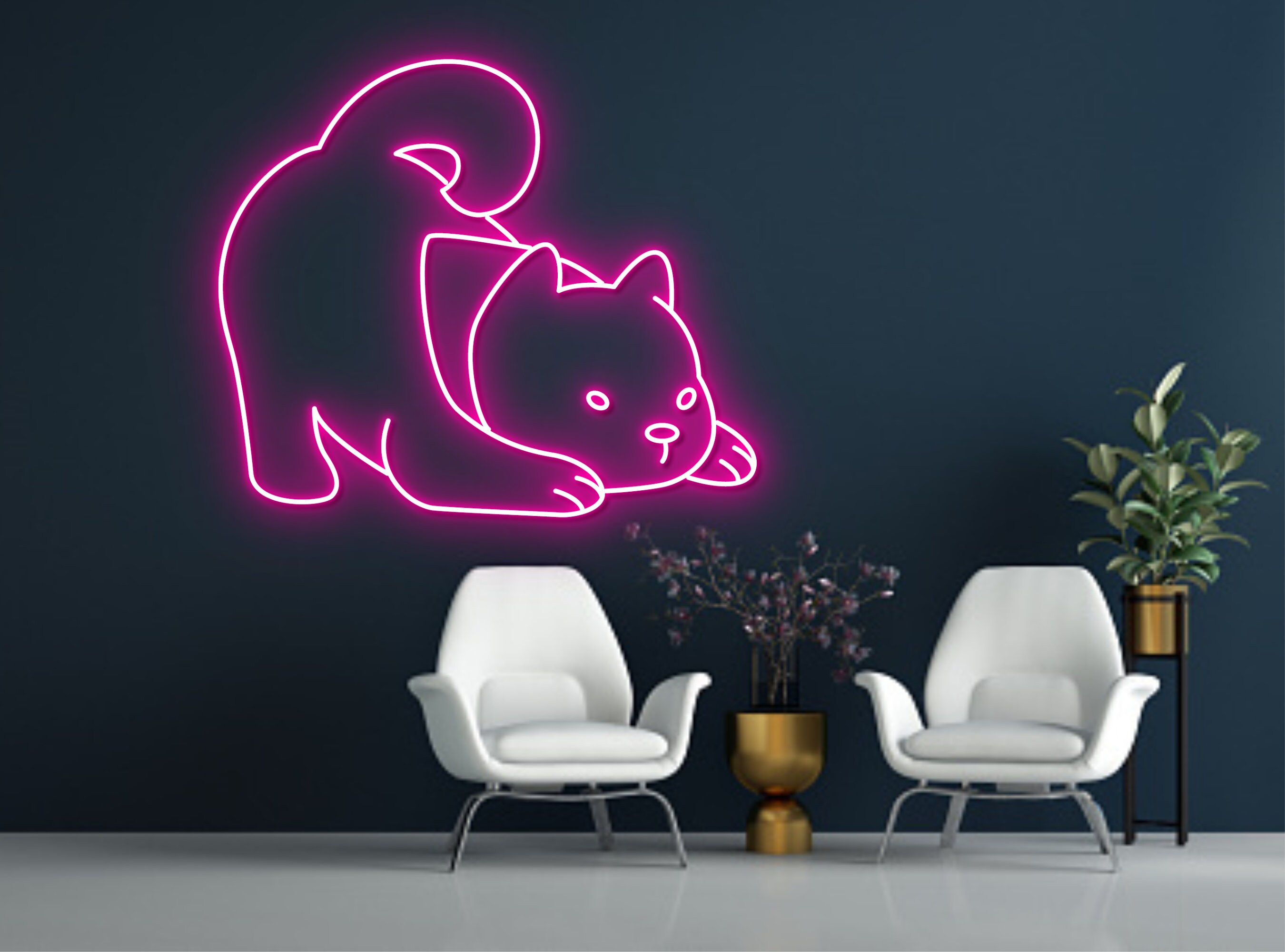 Shiba Inu Dog Neon Sign Wall Signage
