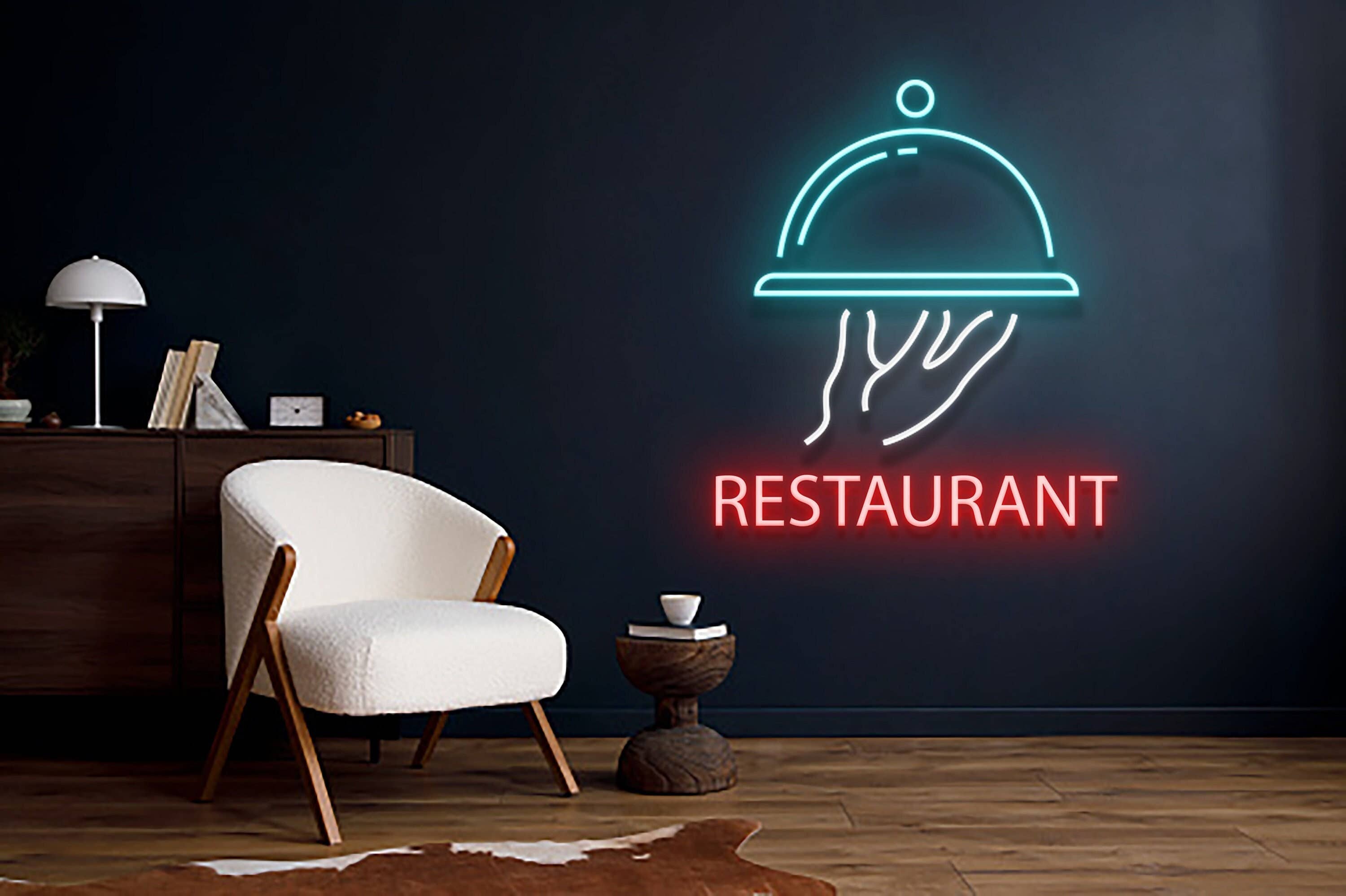 Custome Name Restaurant Neon Signboard Lights Wall Decor