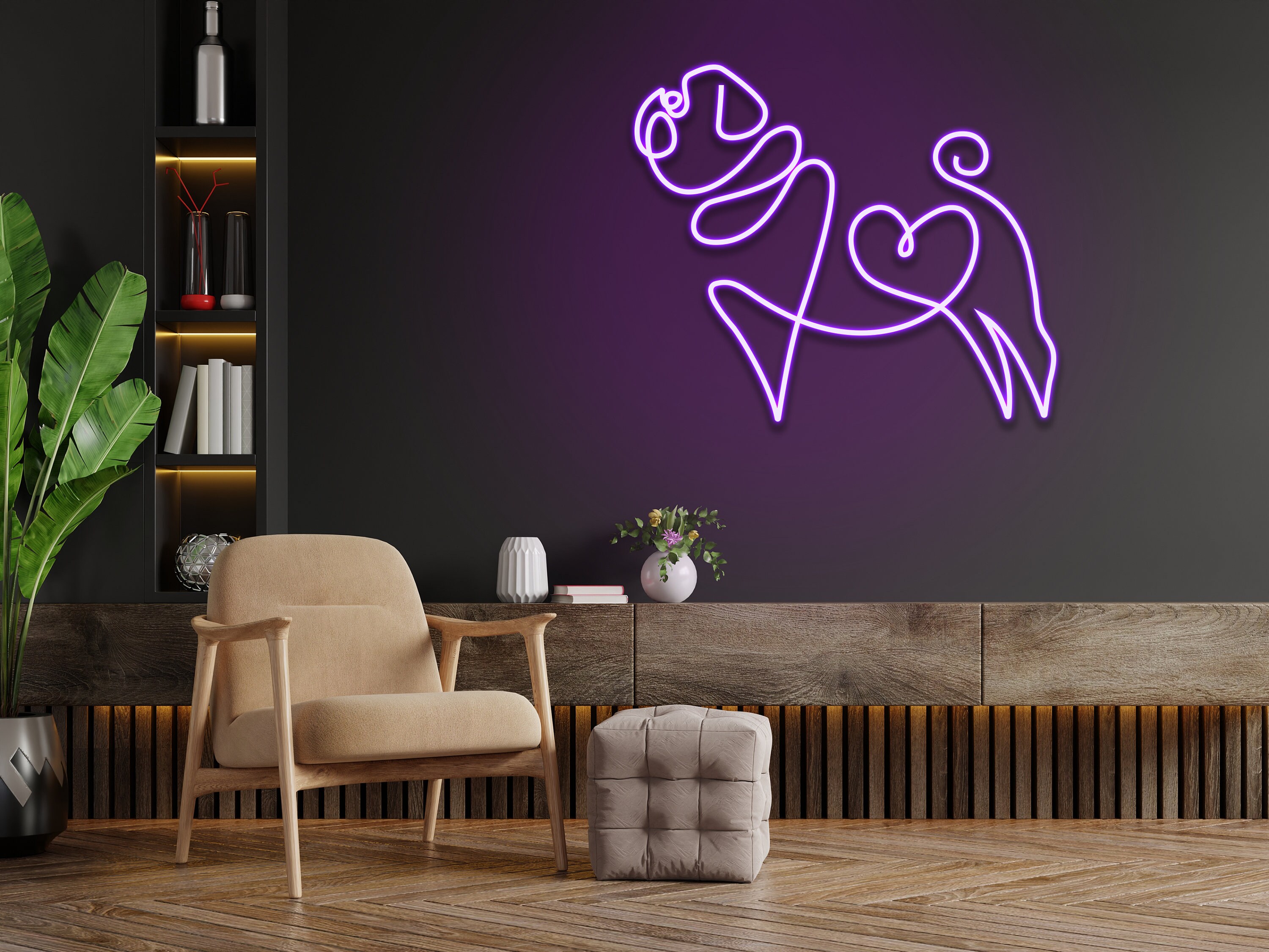Pug Dog Neon Signs