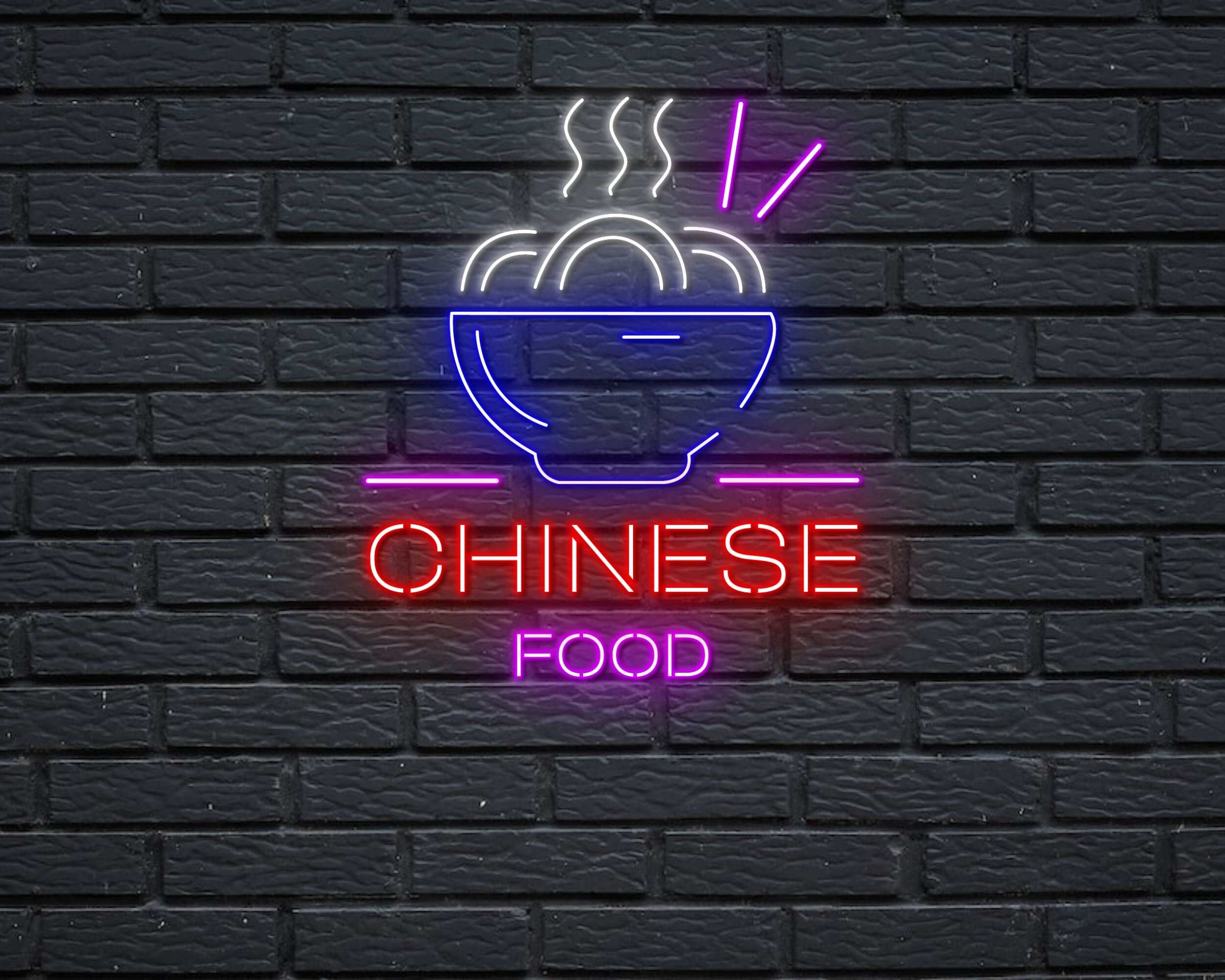 Chinese Food Neon Signs Hanging Sign Wall Art