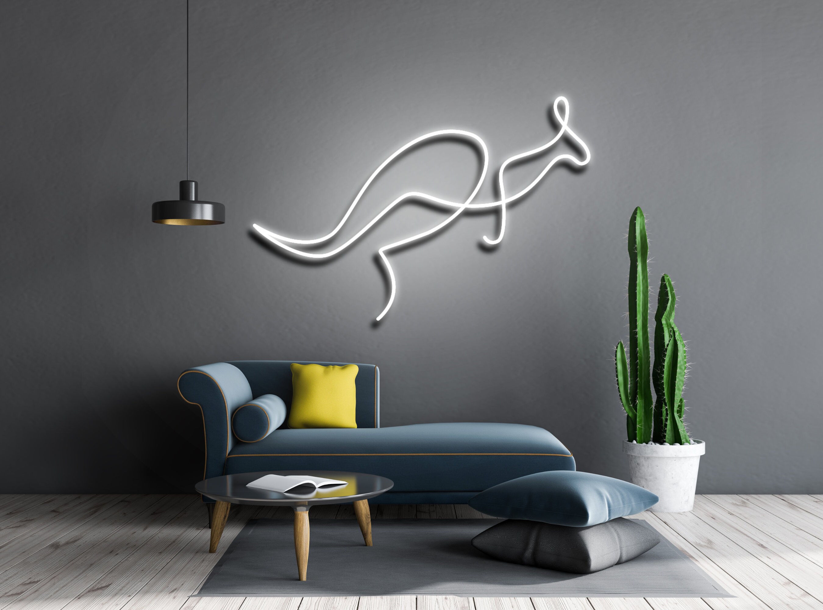 Kangaroo Neon Sign