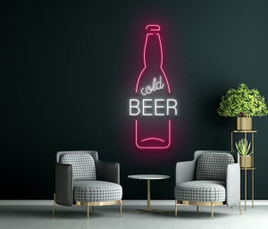 Cold Beer Party Pub Neon Signs