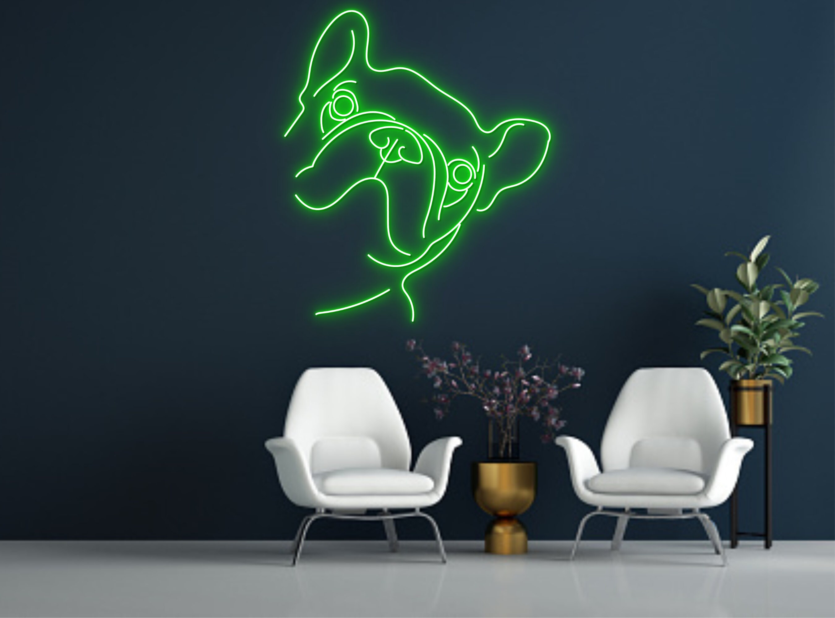 Pug French Bulldog Neon Sign Decoration Gift