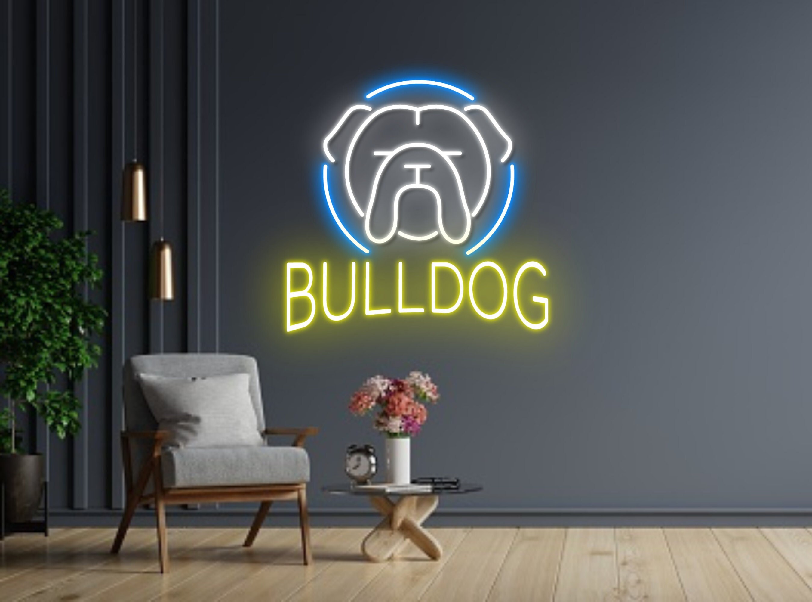 French Bulldog Logo Club Neon Sign Pet Lover Gifts