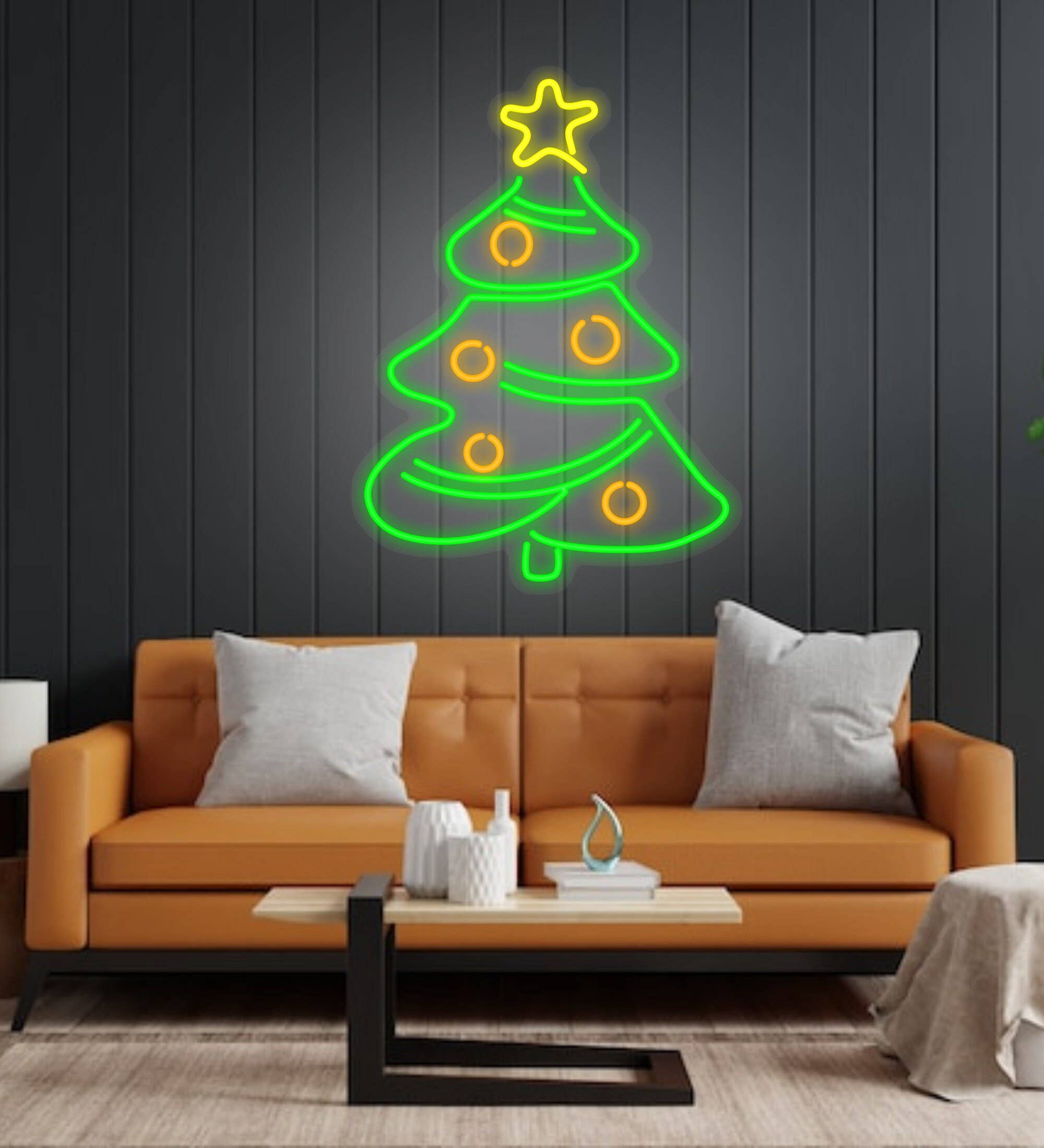 Christmas Tree Neon Signs Christmas Decor