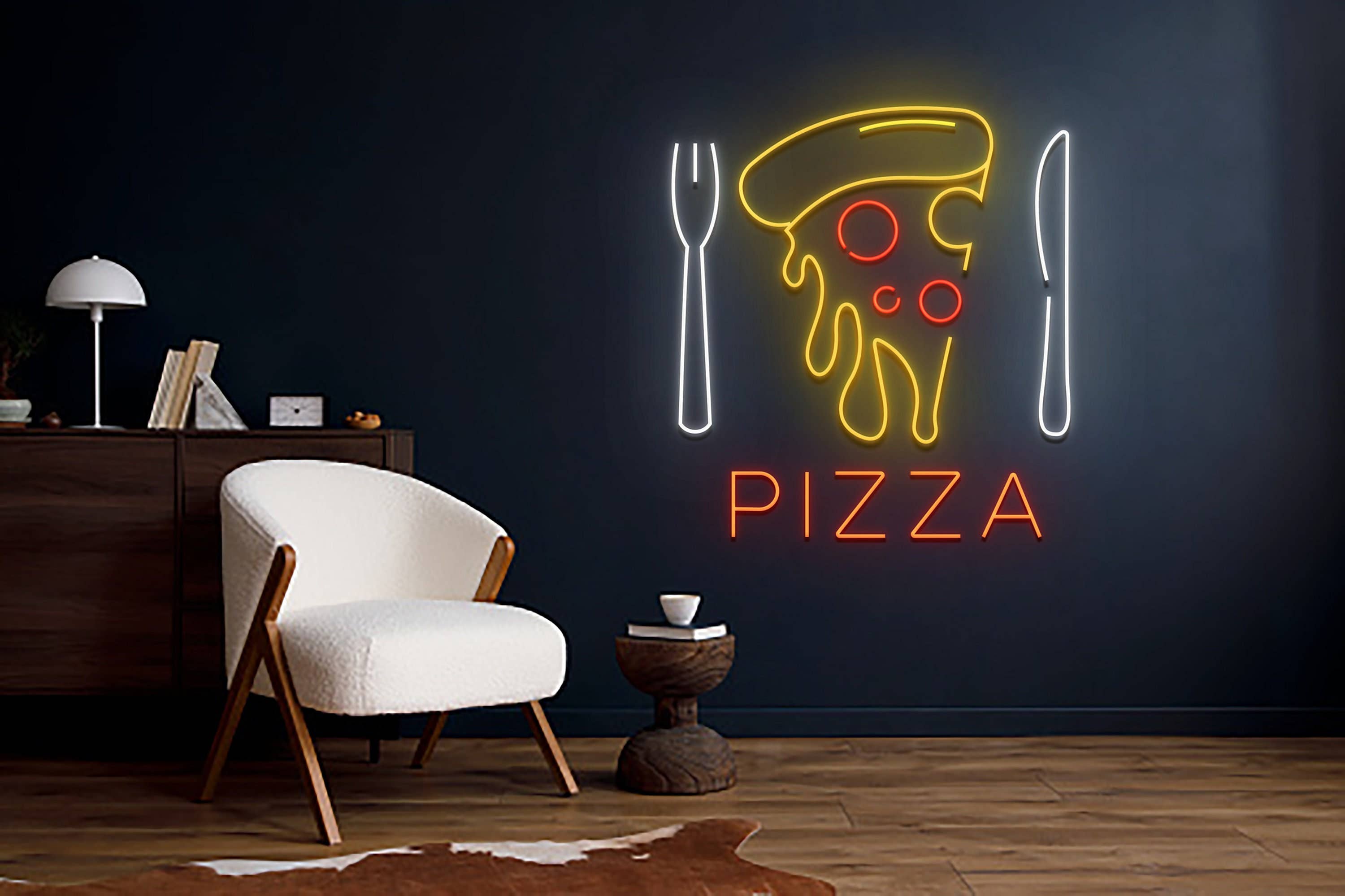 Pizza Open Neon Sign Restaurant Led Signboard