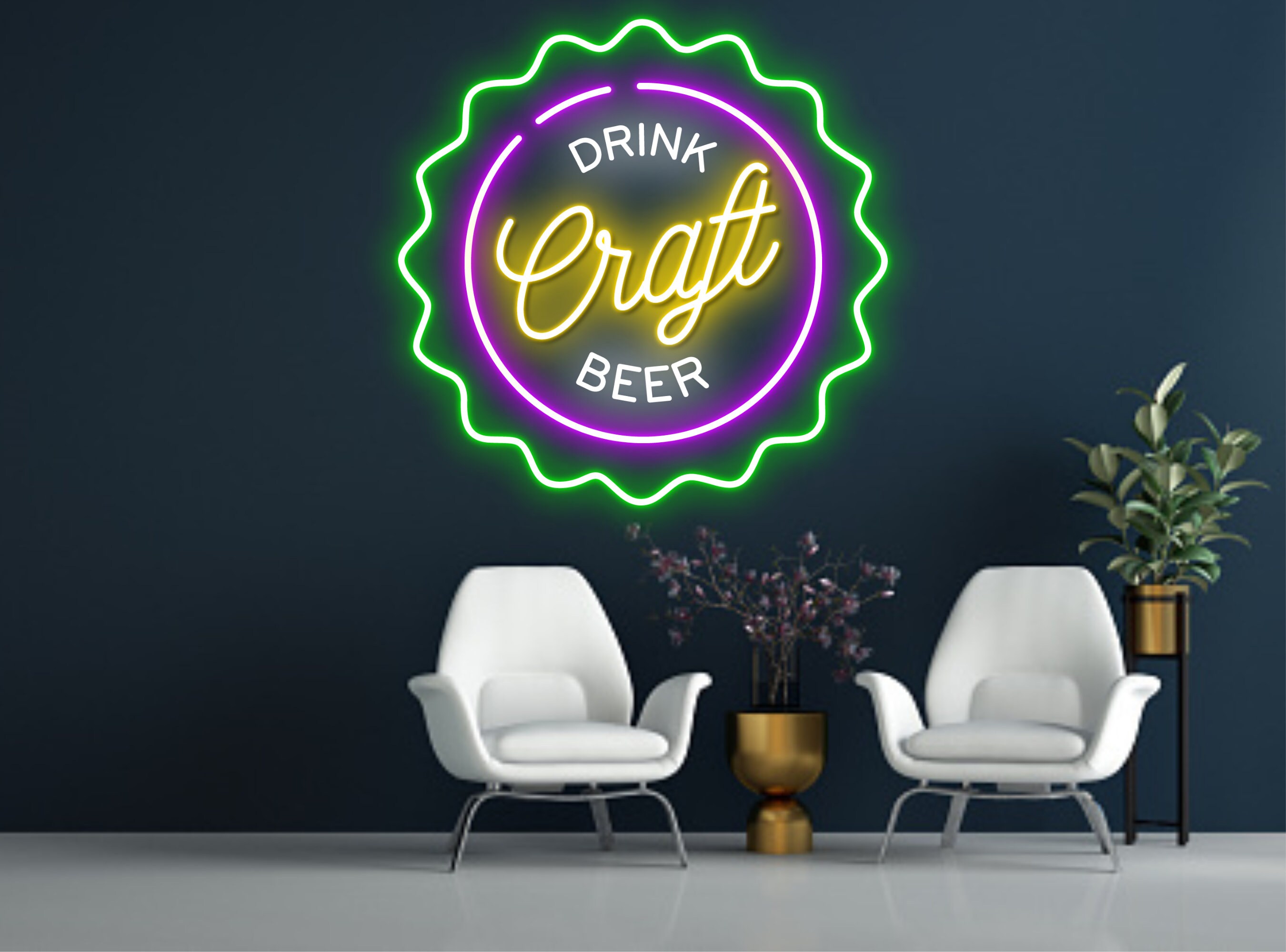 Craft Beer Bar Party Pub Neon Sign