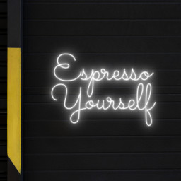 Espresso Yourself Neon LED Sign Wall Decor