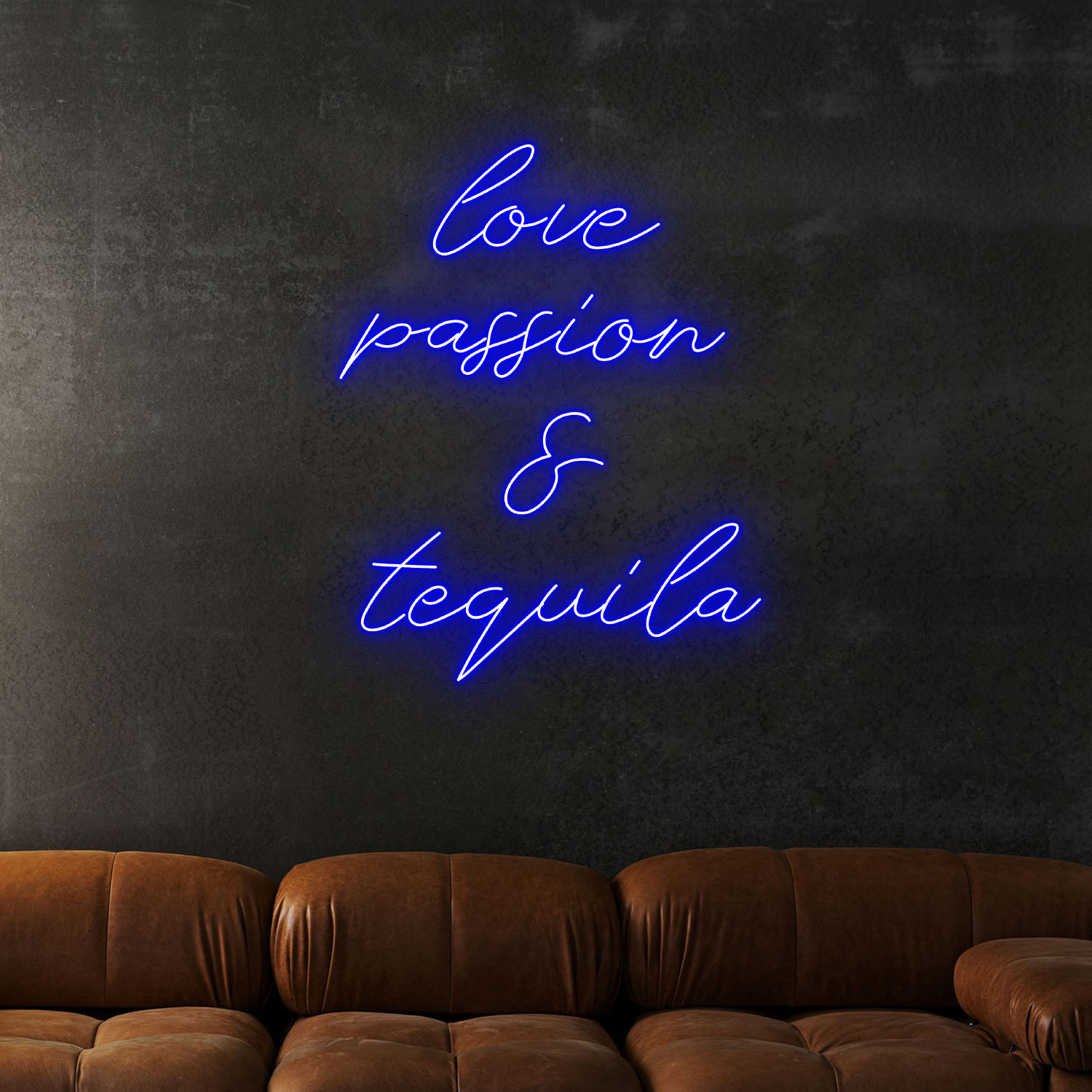 Love Passion And Tequila Neon LED Sign Bar Decor Wall Art