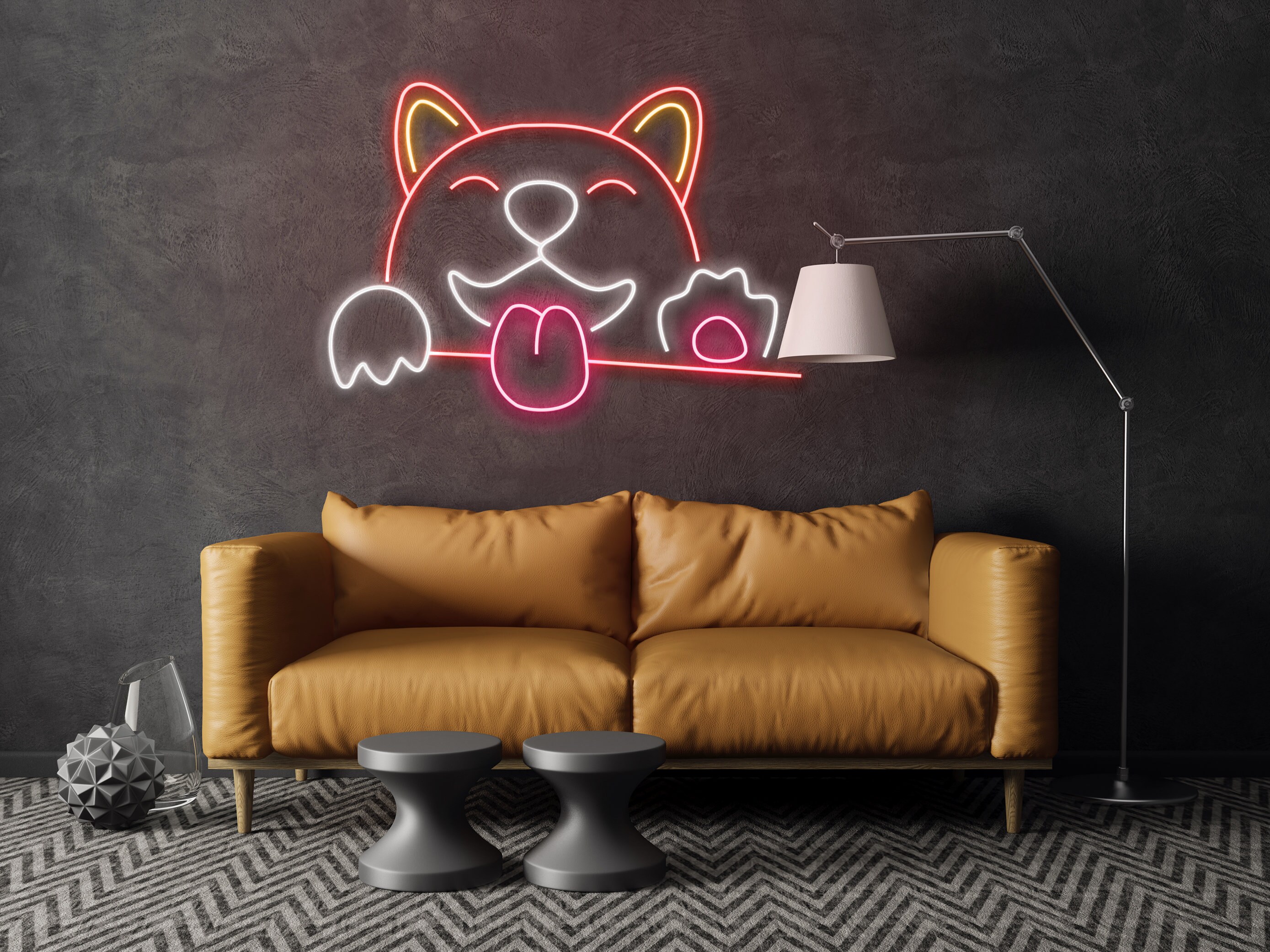 Corgi Dog Neon Sign Neon Sign Gift For Pet