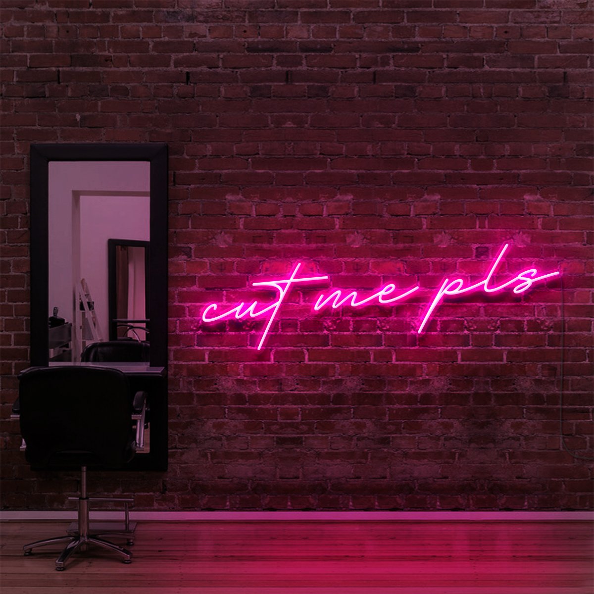 Cut Me Pls Neon Sign
