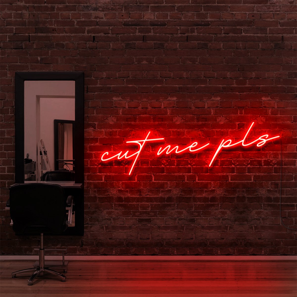 Cut Me Pls Neon Sign
