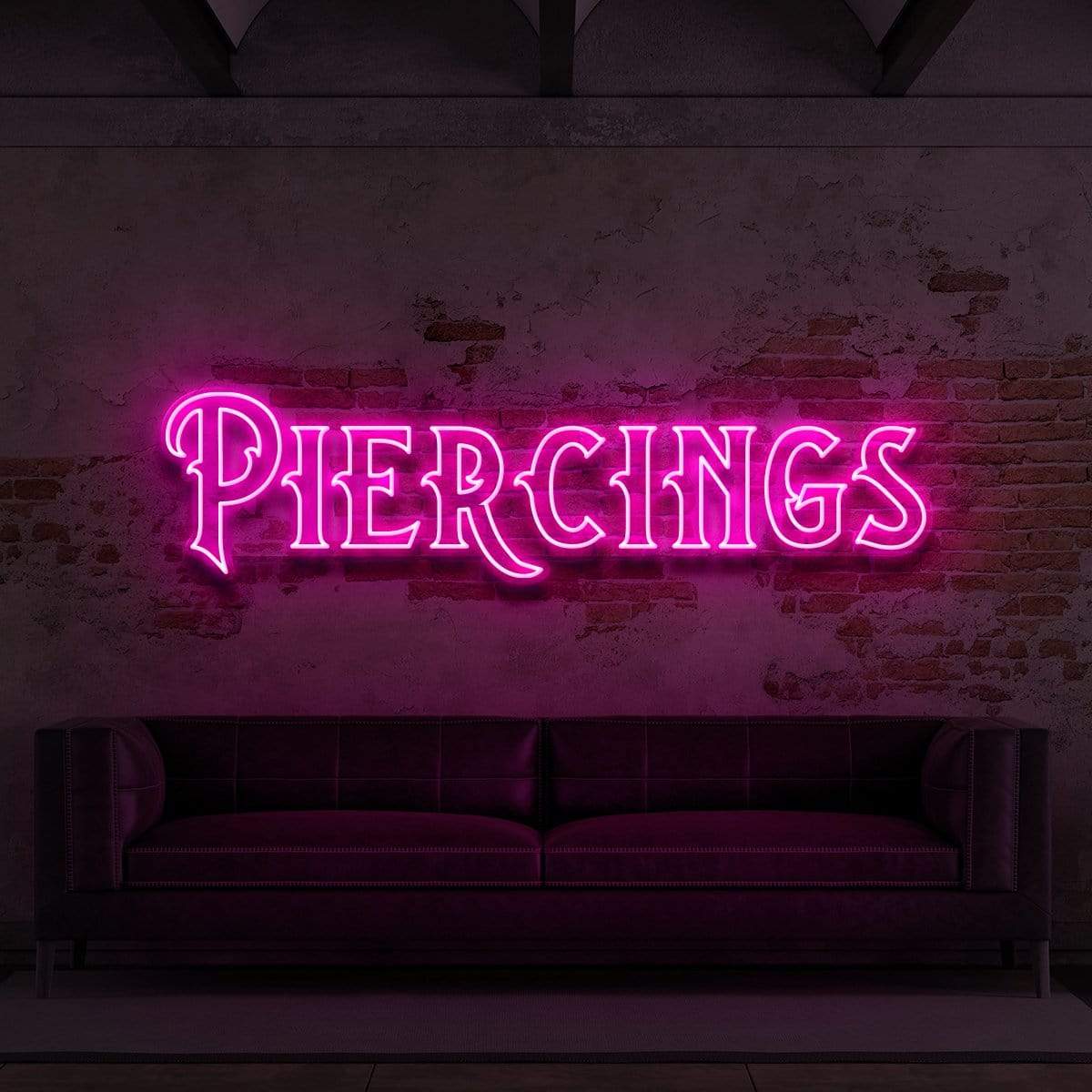 Piercings Neon Sign