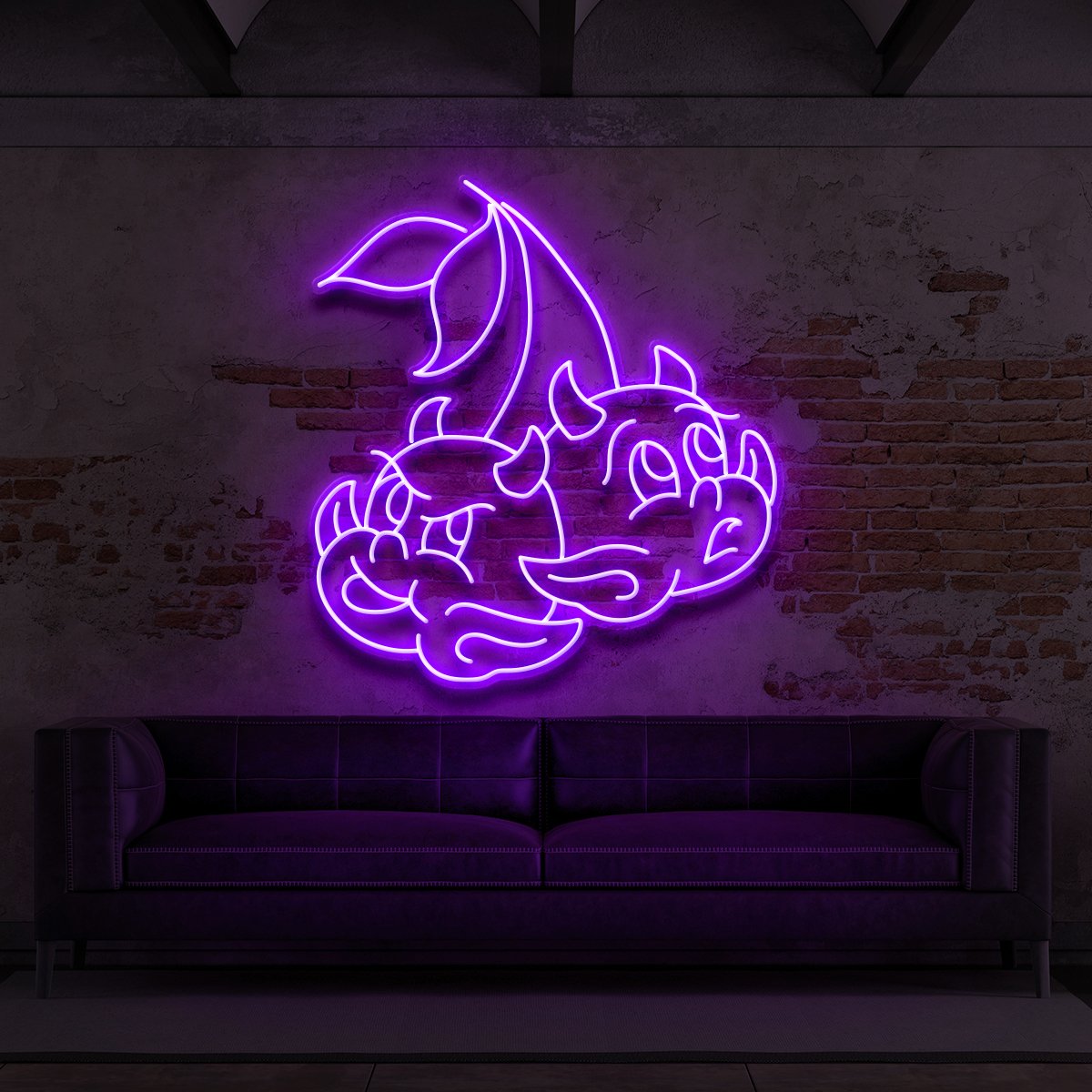 Devil Cherries Neon Sign
