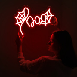 Boo Halloween Neon Sign Wall Art Sign Decor