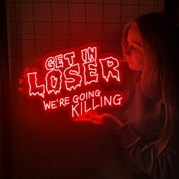 Get In Looser Neon Sign Halloween Gifts