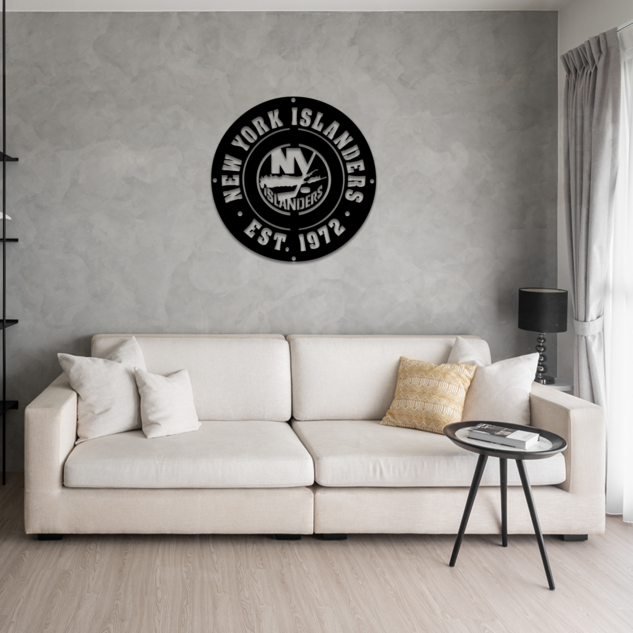 New York Islanders Ice Hockey Metal Signs