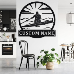 Custom Sculling Metal Wall Art, Personalized Sculling Name Sign Decoration For Room, Sculling Metal Home Decor, Custom Sculling, Sculling