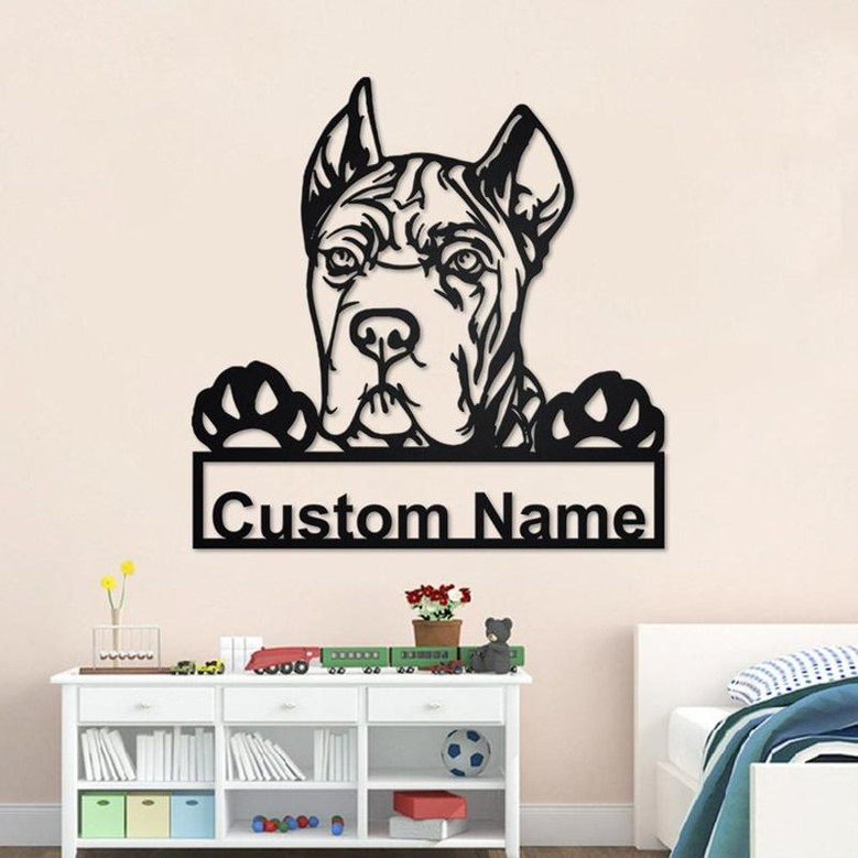 Personalized Cane Corso Metal Sign | Cane Corso Metal Wall Art | Cane Corso Metal Wall Decor | Custom Cane Corso | Custom Dog | Dog Lover