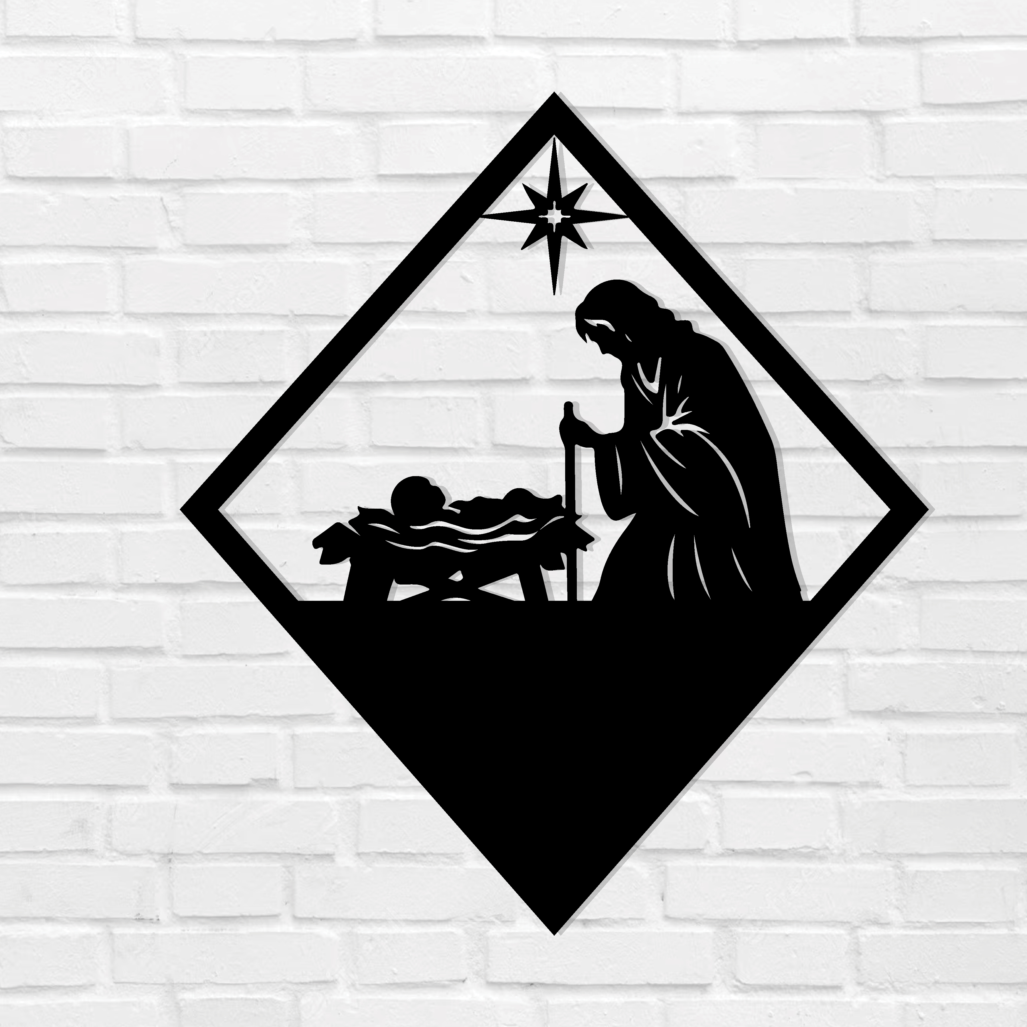 Nativity Metal Signs