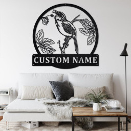 Custom Wren Bird Metal Wall Art, Personalized Wren Name Sign Decoration For Room, Wren Home Decor, Custom Wren, Wren Metal Decor, Wren