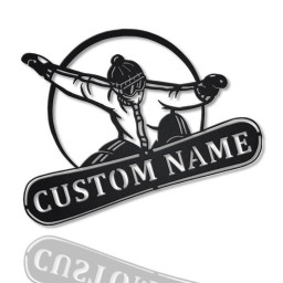 Personalized Snowboarding Metal Sign Art, Custom Snowboarding Metal Sign, Snowboarding Lover Sign Decoration For Living Room