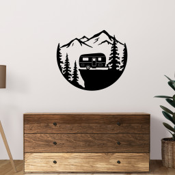Campsite Metal Sign