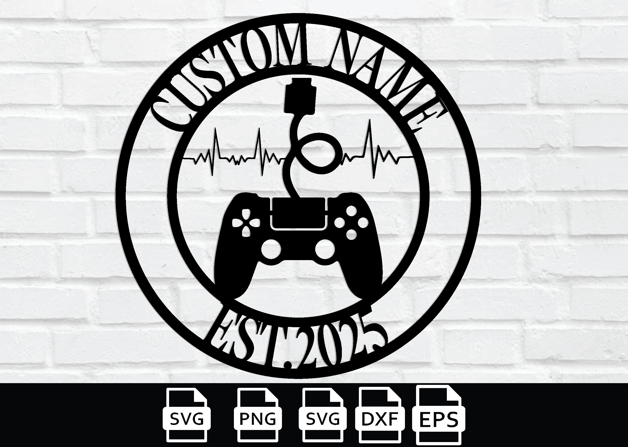 Custom Metal Gaming Metal Sign
