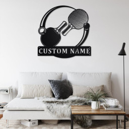 Personalized Table Tennis Metal Sign | Table Tennis Metal Wall Art | Table Tennis Metal wall Decor | Table Tennis Lover| Custom Table Tennis