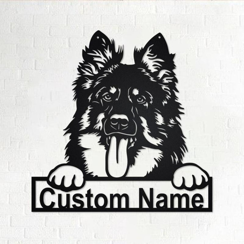 Personalized Bohemian Shepherd Metal Sign| Bohemian Shepherd Metal Wall Art| Dog Metal Sign| Dog Lover Gift | Bohemian Shepherd | Custom Dog
