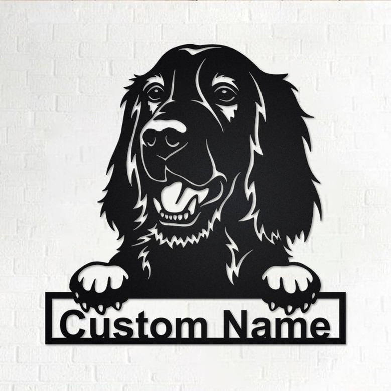 Custom Irish Setter Dog Metal Wall Art, Personalized Irish Setter Name Sign Decoration For Room, Irish Setter Home Decor, Custom Dog