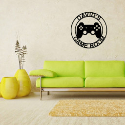 Gaming Sign, Gamer Sign, Gaming Username Sign, Game Room Sign, Console Gaming, Gaming Controller Sign, Gaming Decor, Gaming Gift Sign