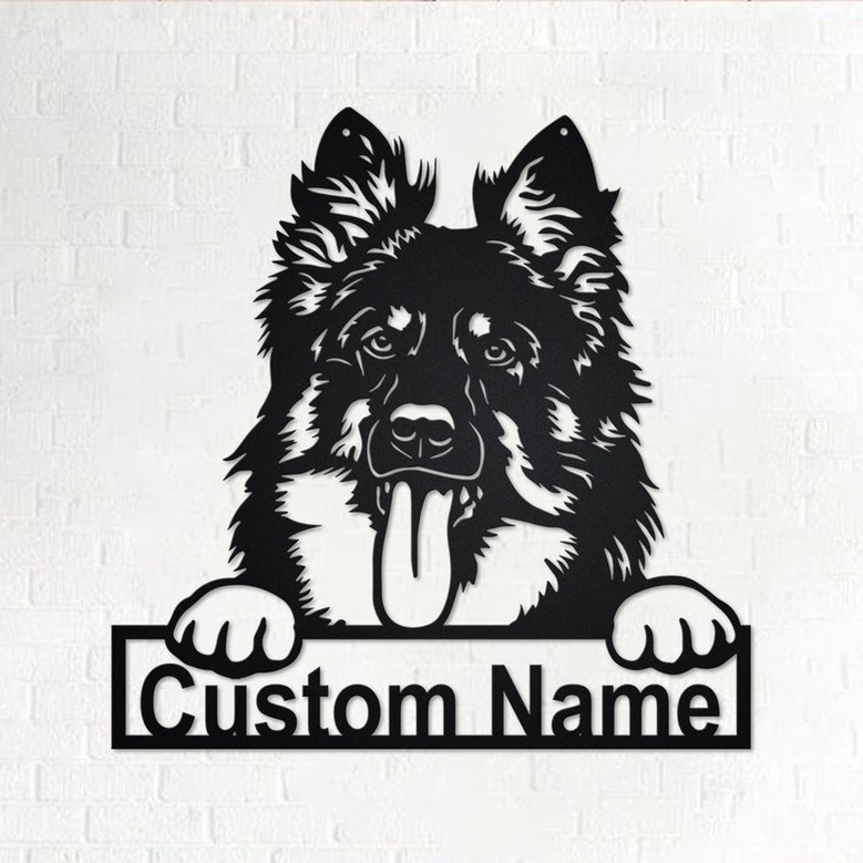 Personalized Bohemian Shepherd Metal Sign| Bohemian Shepherd Metal Wall Art| Dog Metal Sign| Dog Lover Gift | Bohemian Shepherd | Custom Dog