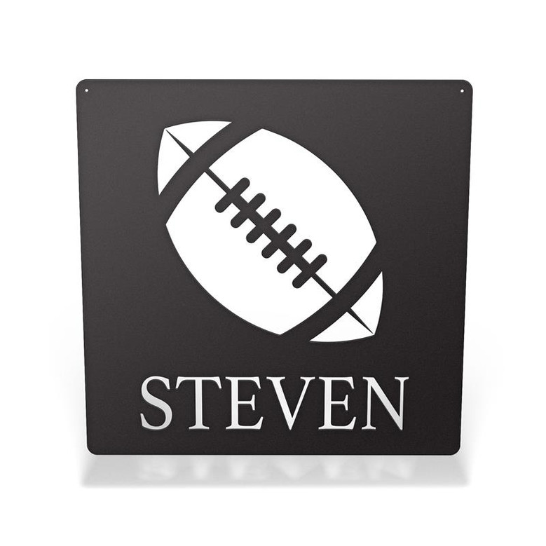 Personalized Football Metal Sign, Gift For Football Lover