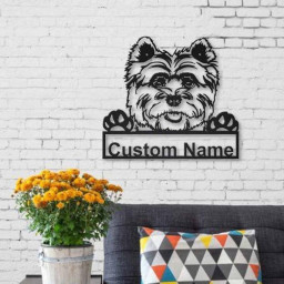 Personalized Cairn Terrier Dog Metal Sign Art | Custom Cairn Terrier Dog Metal Sign | Dog Gift | Birthday Gift | Animal Funny