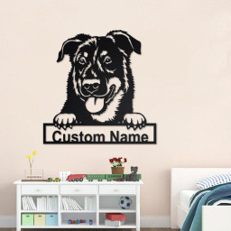 Personalized Beauceron Dog Metal Sign | Beauceron Dog Metal Wall Art | Dog Metal Sign | Beauceron Dog Lover Gift| Dog Lover Gift | Beauceron