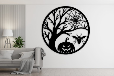 Halloween Metal Signs Wall Art