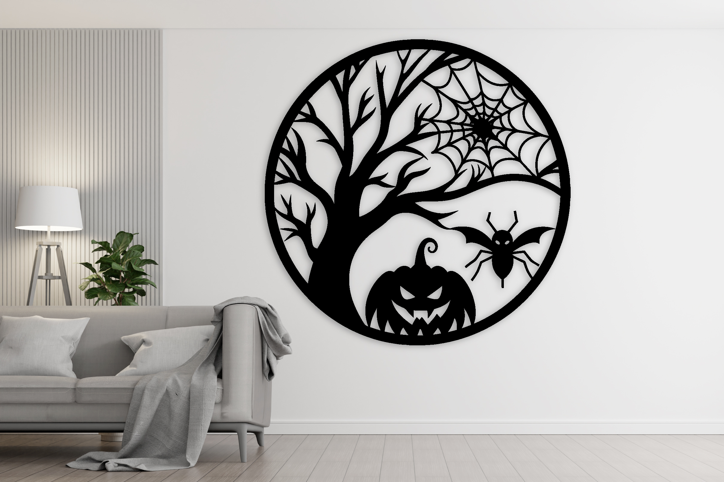 Halloween Metal Signs Wall Art