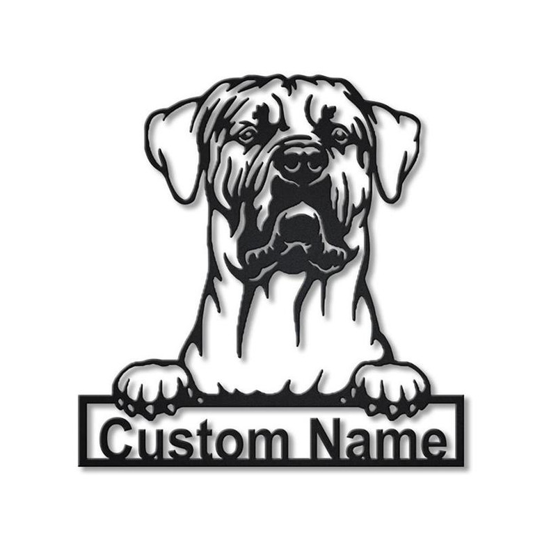 Personalized Tosa Inu Dog Metal Sign Art | Custom Tosa Inu Dog Metal Sign | Dog Gift | Birthday Gift | Animal Funny