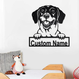 Personalized Danish Dachsbracke Metal Sign | Danish Dachsbracke Metal Wall Art|Danish Dachsbracke Metal Wall Decor|Custom Danish Dachsbracke