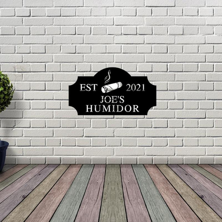 Custom Cigar Man Cave Sign, Camp sign, Man Cave Metal Signs, Man Cave Sign, Personalized Man Cave Sign Metal, Custom Man Cave Sign