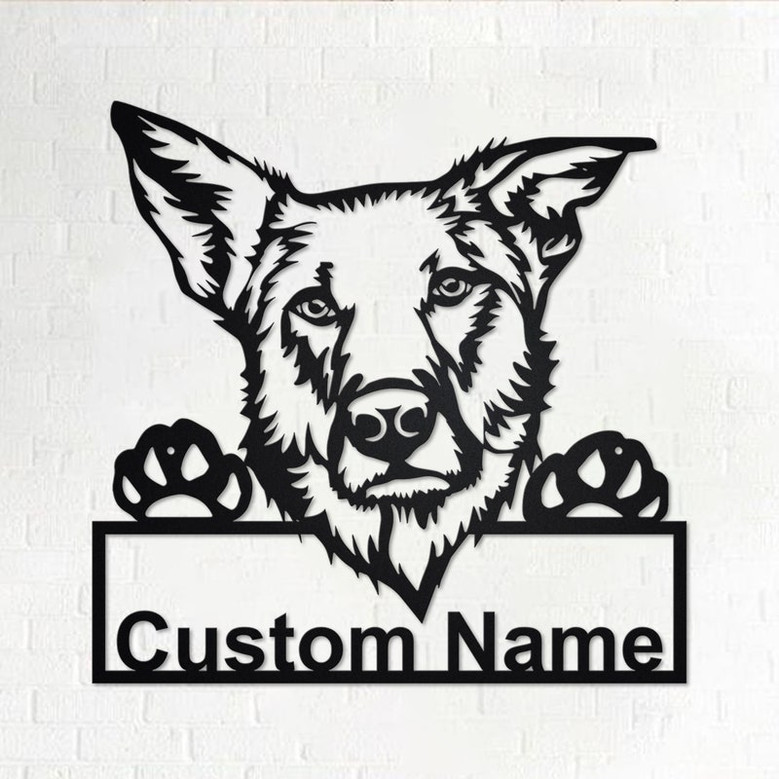 Personalized Chinook Metal Sign | Chinook Metal Wall Art | Chinook Metal Wall Decor | Custom Chinook | Custom Dog | Chinook Dog | Dog Lover