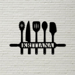 Metal Custom Kitchen Sign - Metal Sign kitchen gift for mom, custom metal sign, kitchen signs, kitchen wall decor, kitchen gift, chef gift