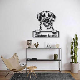 Personalized Black Mouth Cur Dog Metal Sign Art | Custom Black Mouth Cur Dog Metal Sign | Father's Day Gift | Pets Gift | Birthday Gift