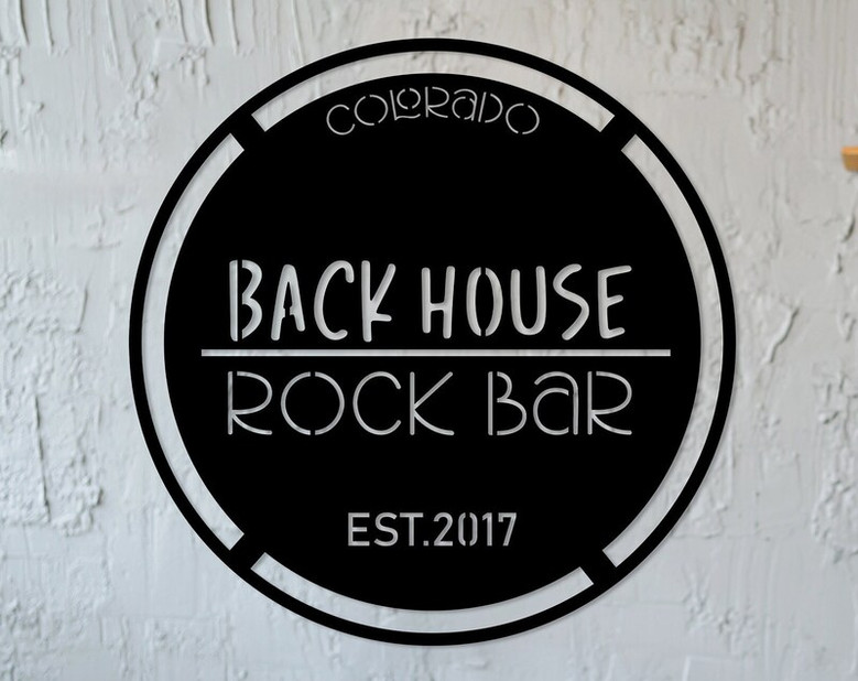Custom Bar Metal Wall Signs, Personalized Metal Sign for Bars, Sign for Restaurant, Bar Decor