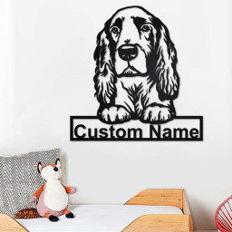 Personalized Field Spaniel Metal Sign | Field Spaniel Metal Wall Art | Field Spaniel Metal Wall Decor | Custom Field Spaniel Dog |Custom Dog